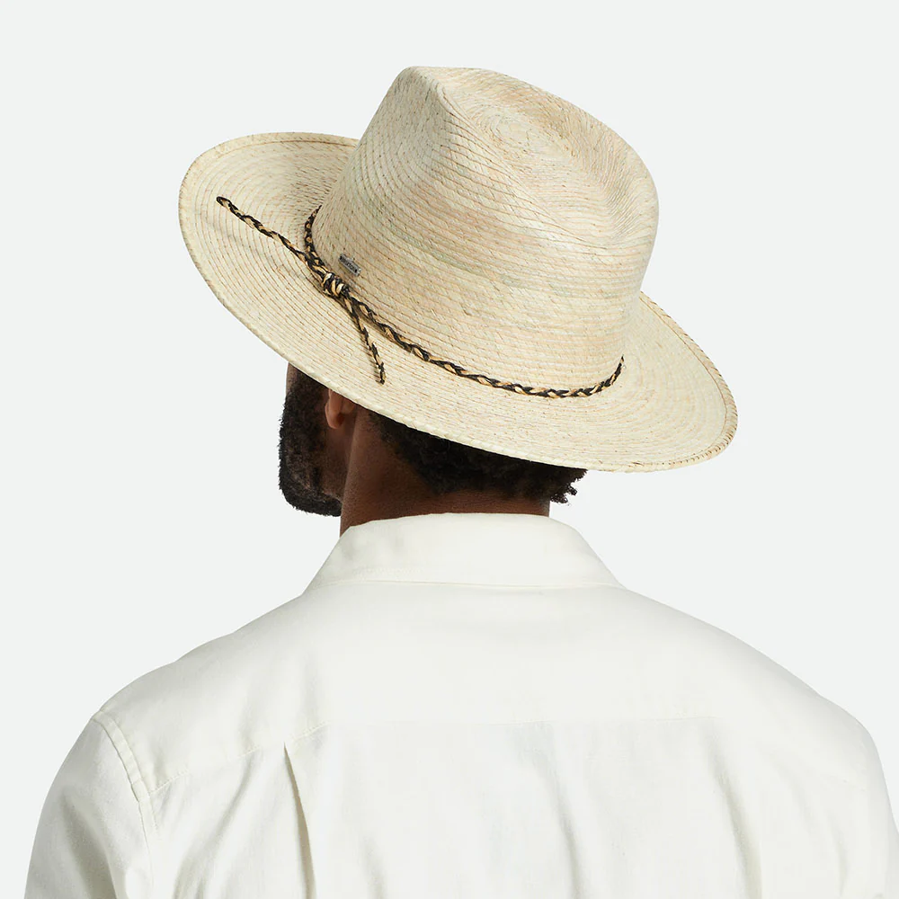Brixton Messer Western Fedora Hut aus Stroh - Natur - Image 5