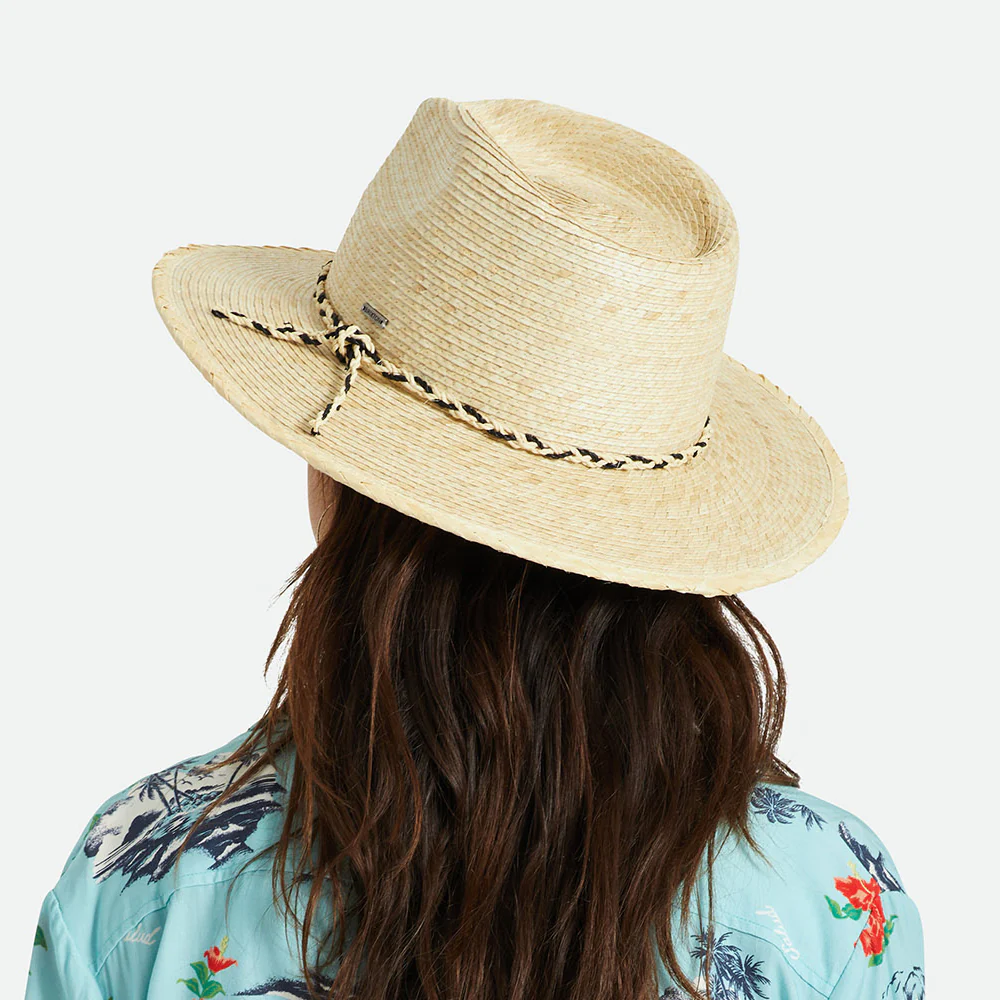 Brixton Messer Western Fedora Hut aus Stroh - Natur - Image 7