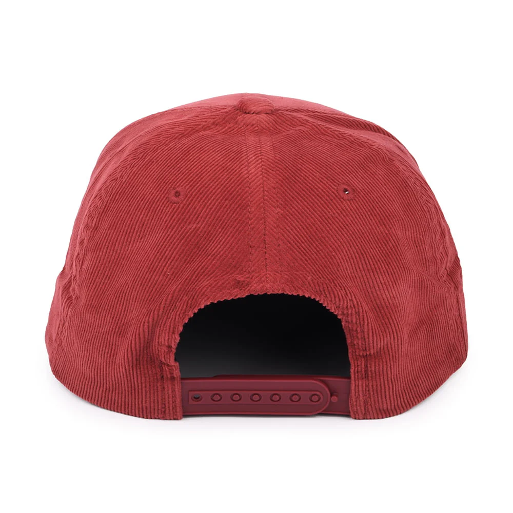 Brixton Oath III Kord Snapback Cap - Weinrot - Image 3