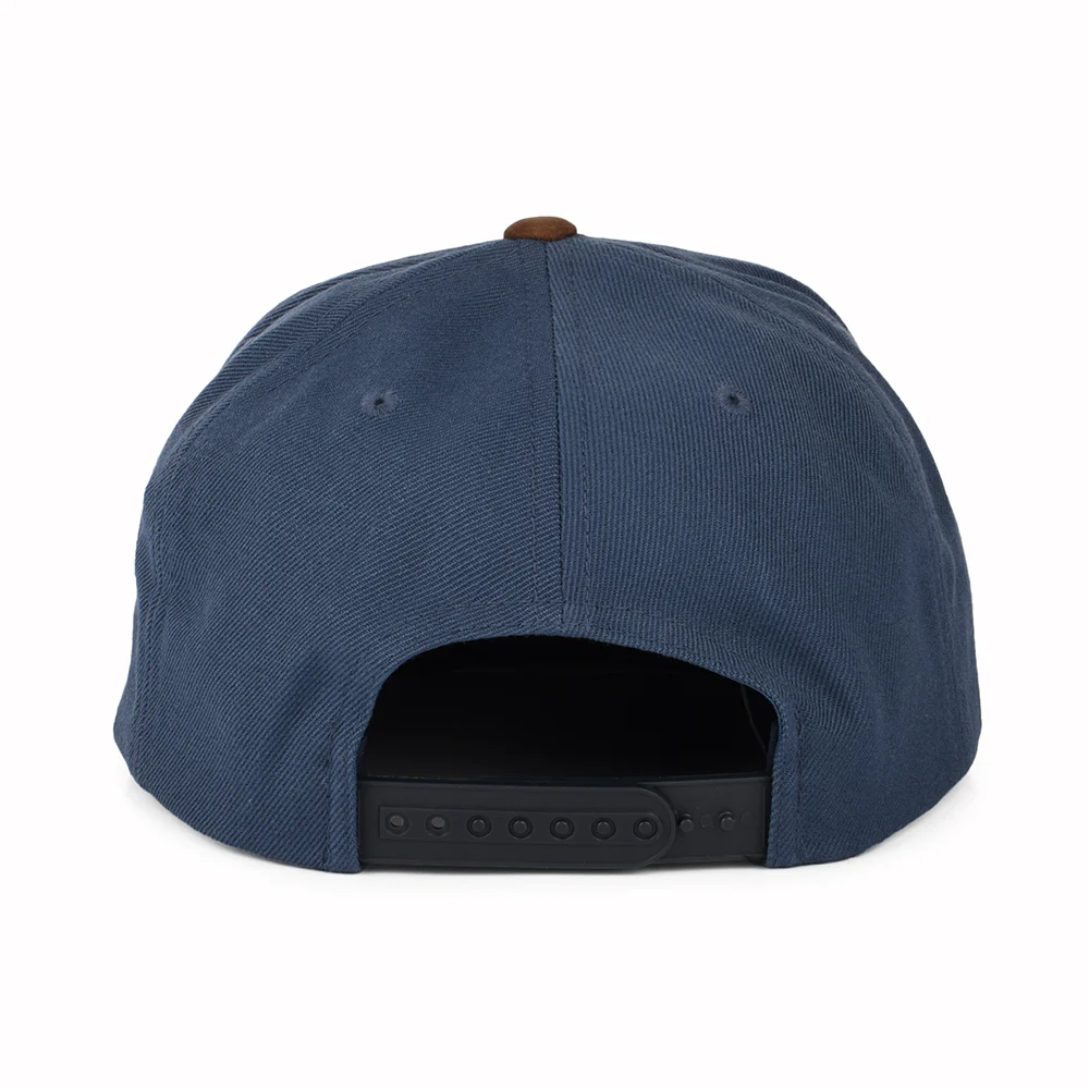 Brixton Oath III Snapback Cap - Blau-Braun - Image 3