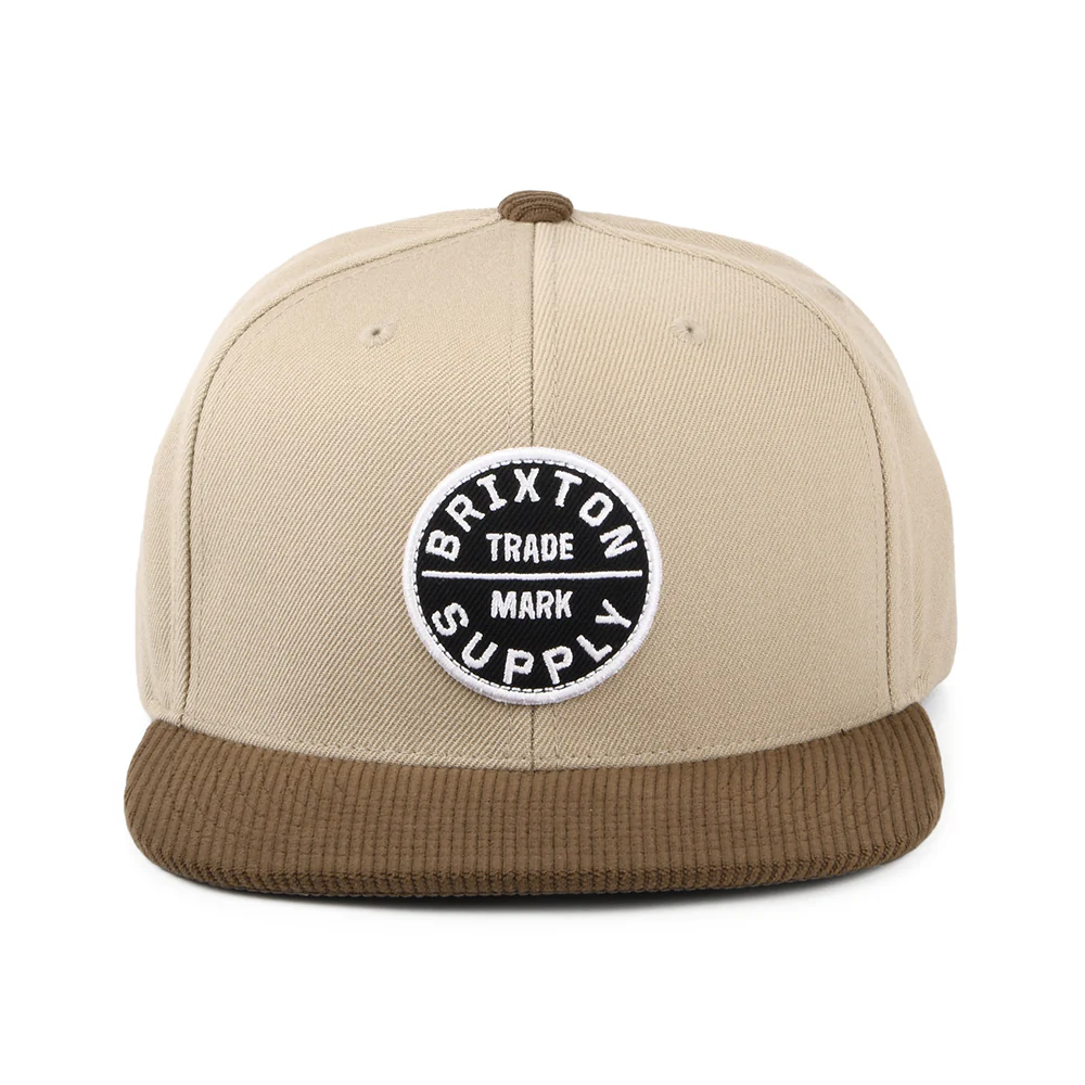 Brixton Oath III Snapback Cap - Khaki-Sepiabraun - Image 2