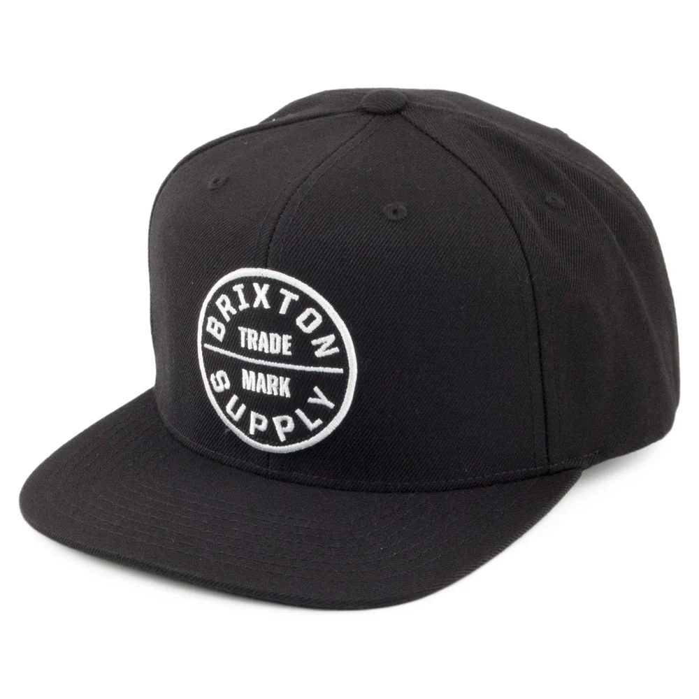 Brixton Oath III Snapback Cap - Schwarz