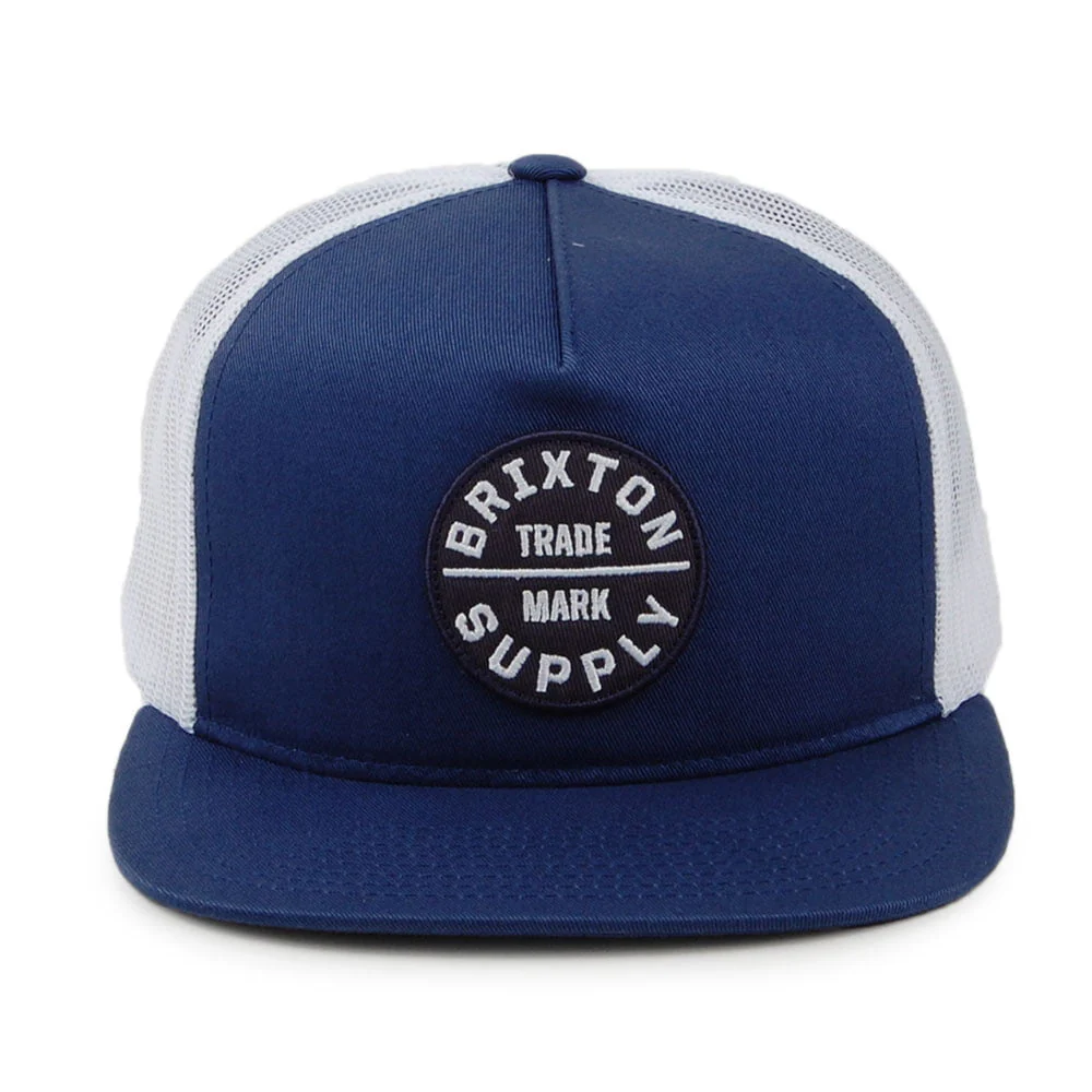 Brixton Oath III Trucker Cap - Blau-Weiß - Image 2