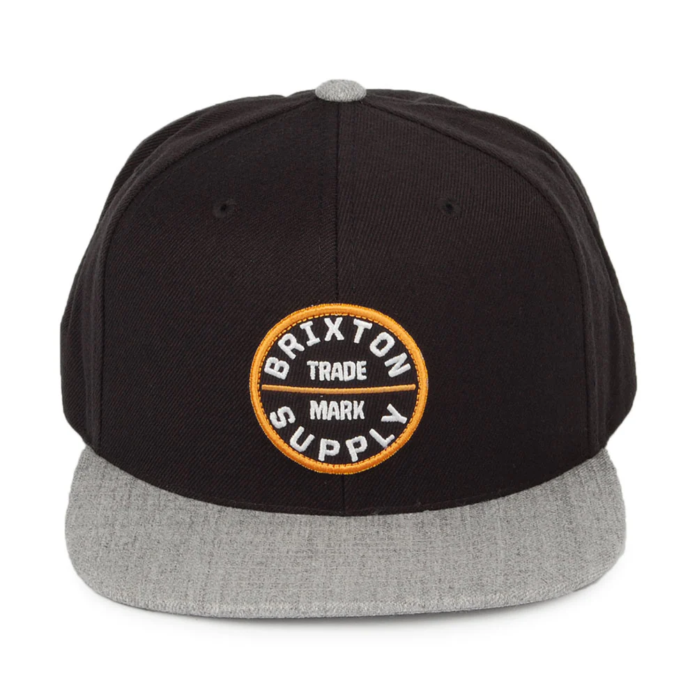 Brixton Oath IV Snapback Cap - Schwarz-Grau - Image 2