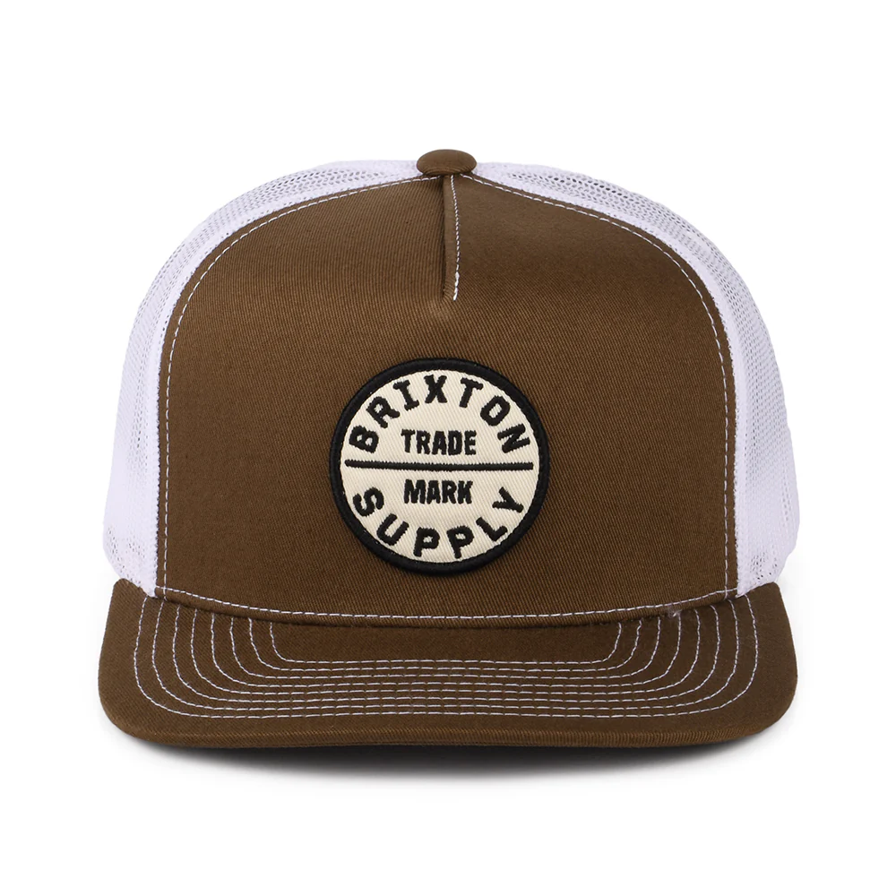 Brixton Oath MP Trucker Cap - Braun-Weiß - Image 2