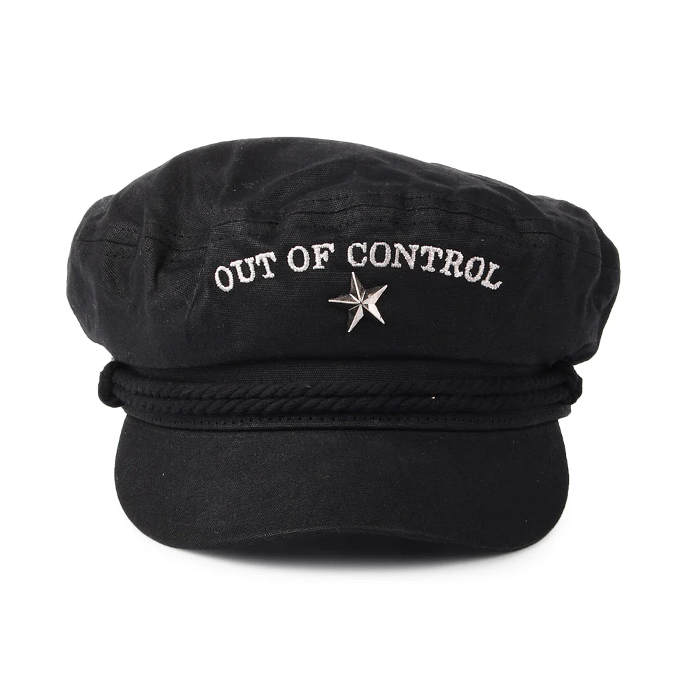 Brixton Out Of Control Joe Strummer Waxed Canvas Schiffermütze - Schwarz - Image 2
