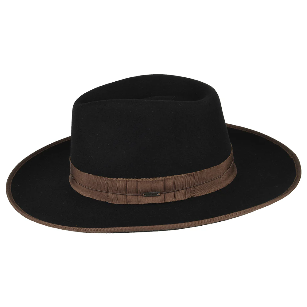 Brixton Reno Fedora Hut aus Wollfilz - Schwarz-Braun - Image 2