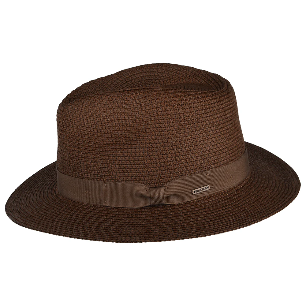 Brixton Rio Fedora Hut aus Toyo Stroh - Braun - Image 2
