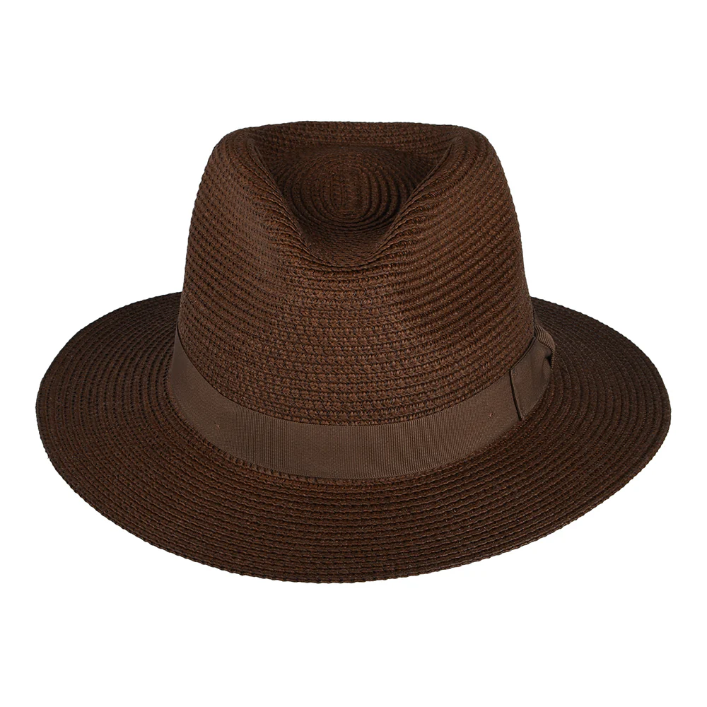 Brixton Rio Fedora Hut aus Toyo Stroh - Braun - Image 3