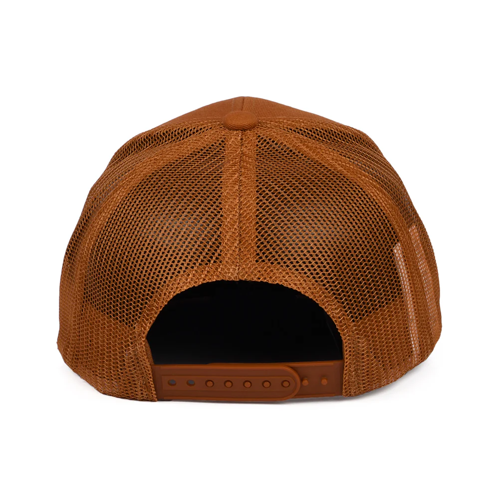 Brixton Rival Stamp NetPlus MP II Trucker Cap - Verbranntes Orange - Image 3