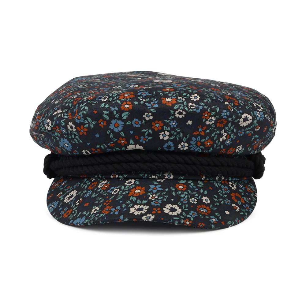 Brixton Schiffermütze Floral aus Baumwolle - Verwaschenes Marineblau - Image 2