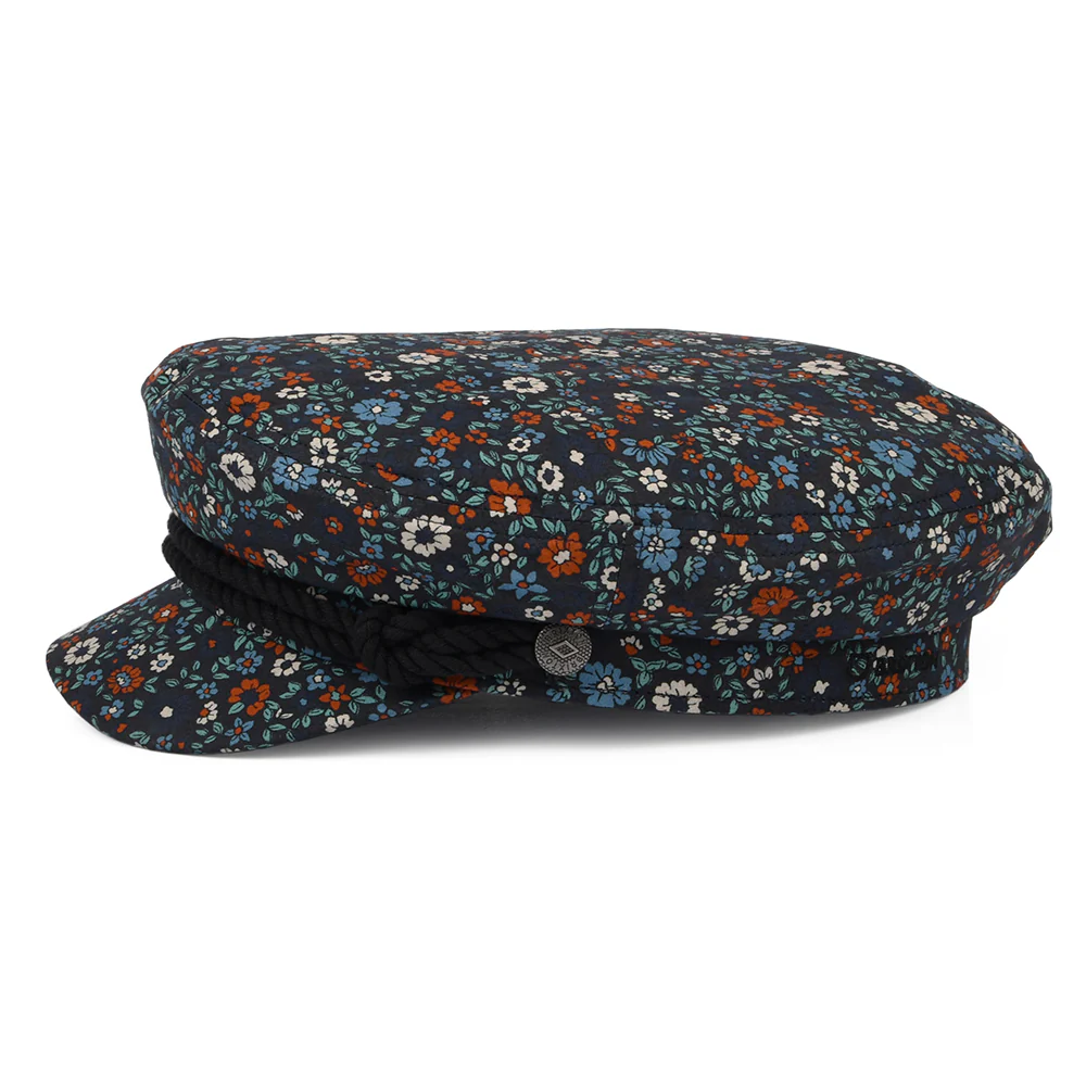 Brixton Schiffermütze Floral aus Baumwolle - Verwaschenes Marineblau - Image 3