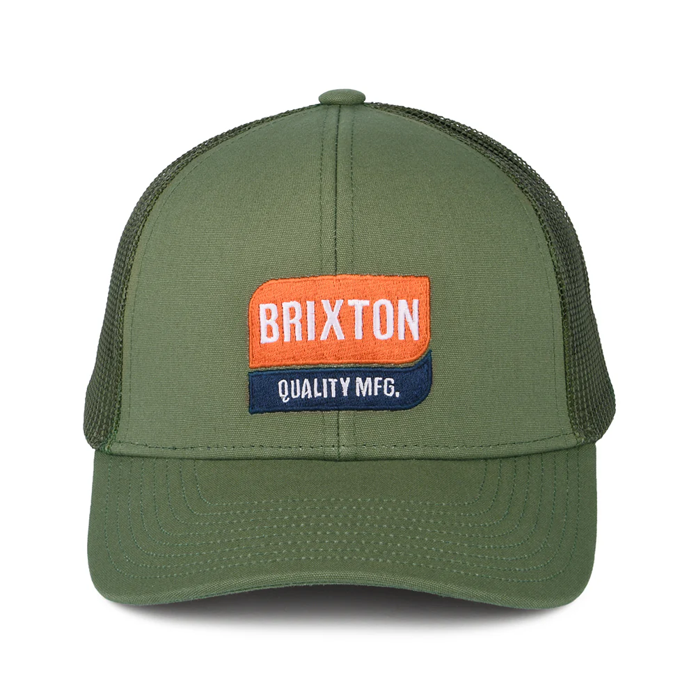 Brixton Scoop X MP Trucker Cap - Olivgrün - Image 2