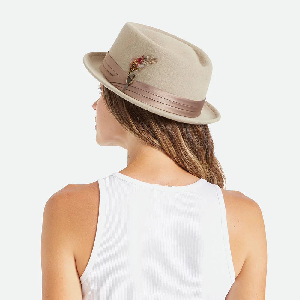 Brixton Stout Pork Pie Hut aus Wollfilz - Beige - Image 10