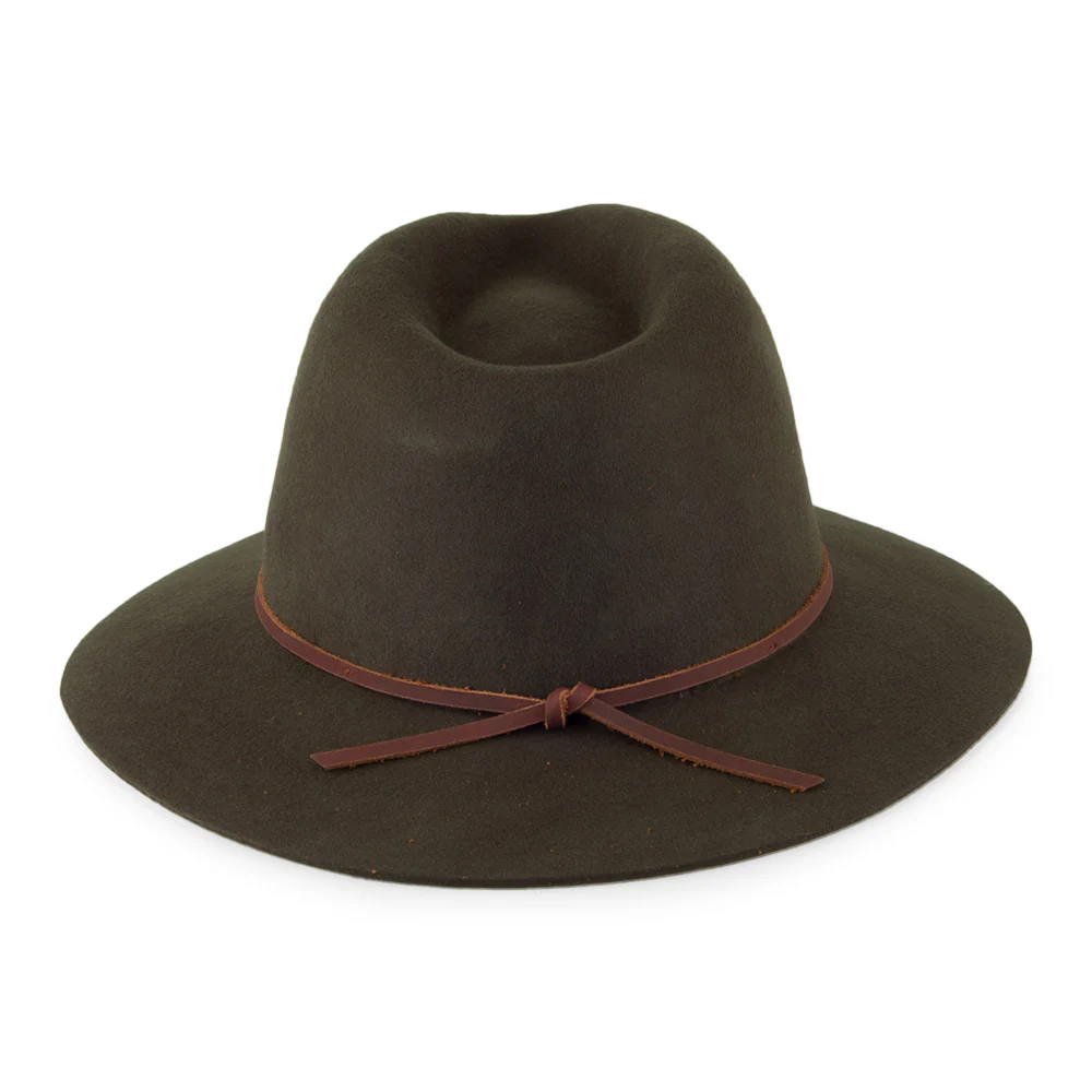 Brixton Wesley Fedora Hut - Moosgrün-Braun - Image 3