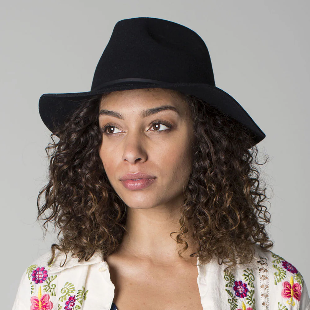 Brixton Wesley Fedora Hut - Schwarz - Image 3