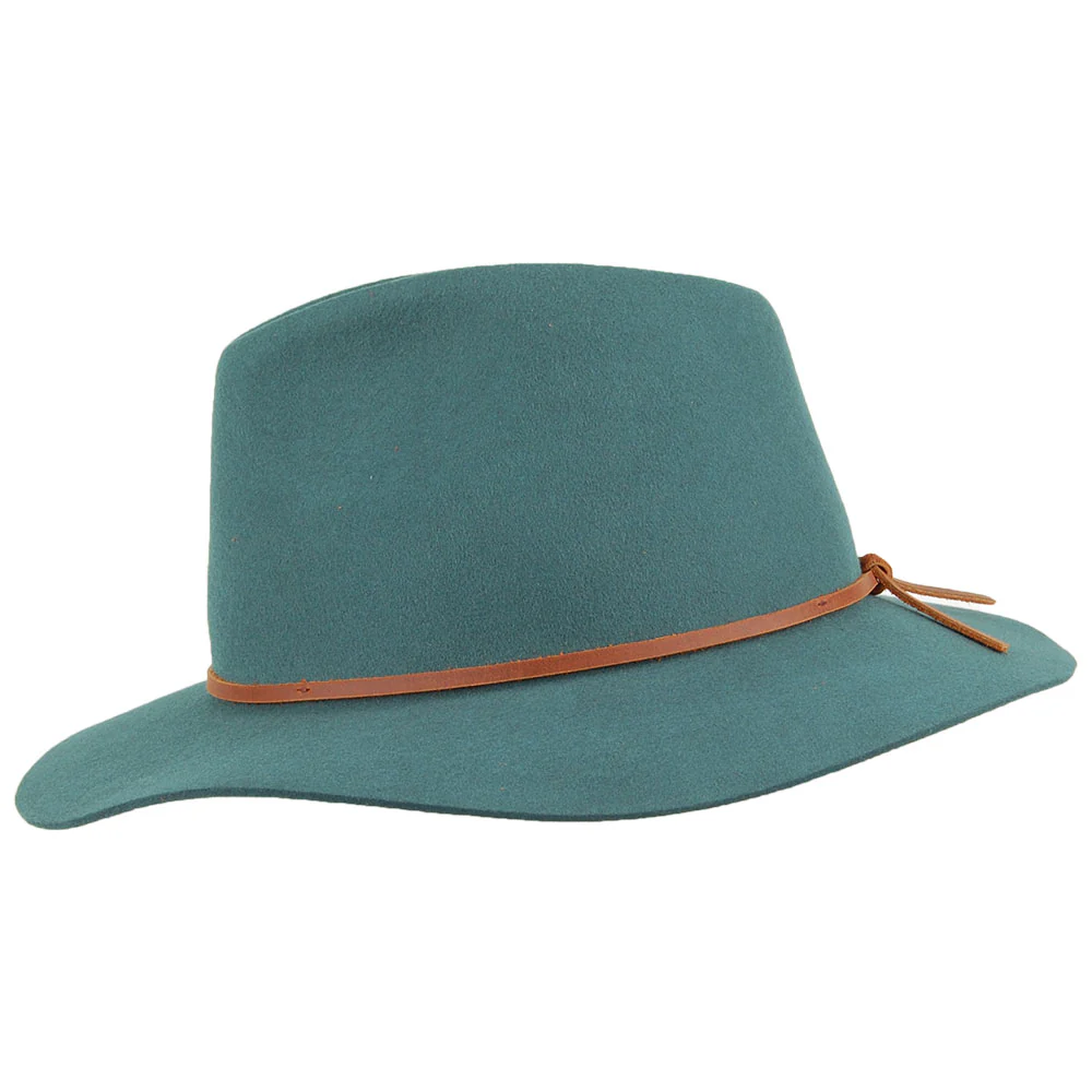 Brixton Wesley Fedora Hut - Smaragdgrün - Image 2
