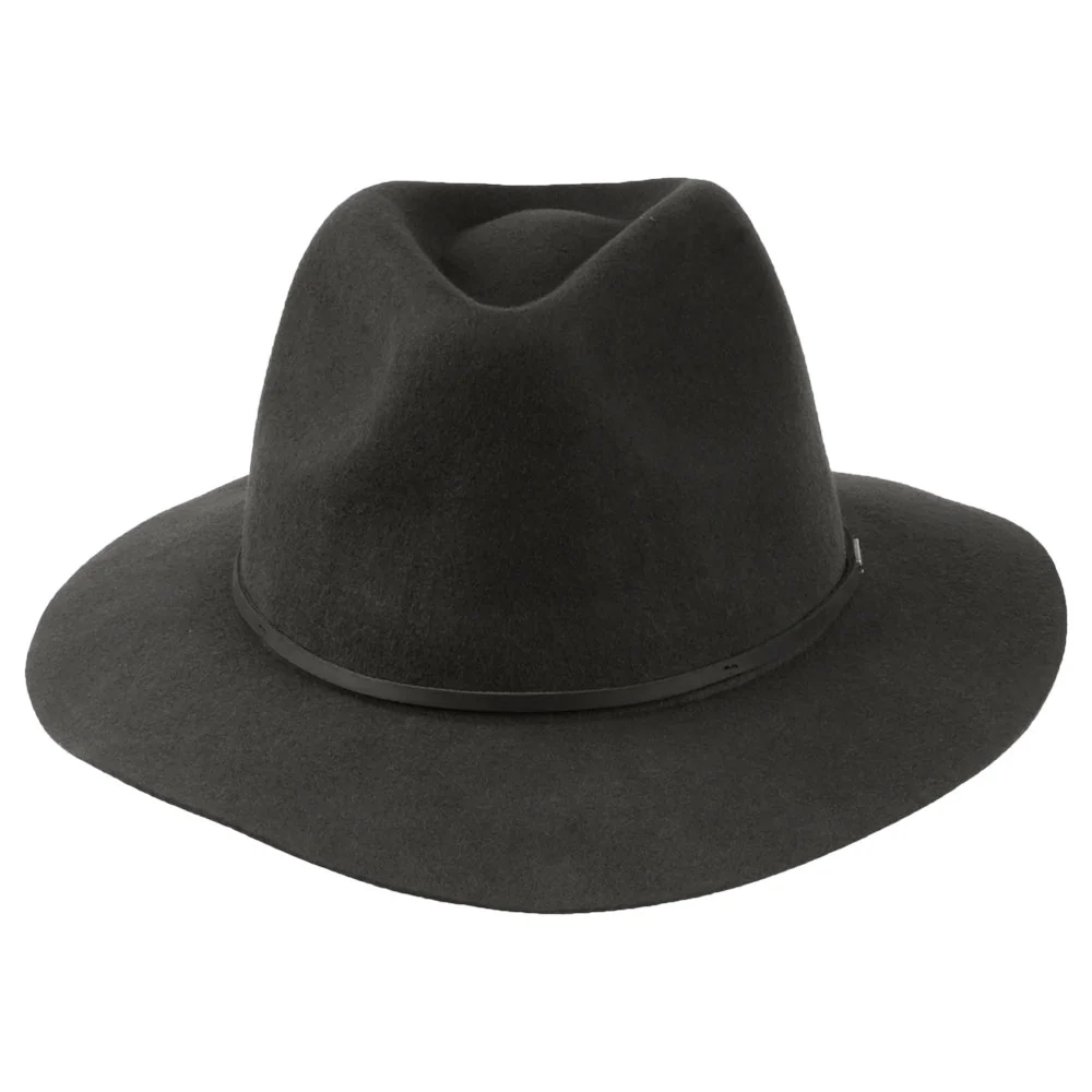 Brixton Wesley Packbarer Fedora Hut aus Wollfilz - Verwaschenes Schwarz - Image 3
