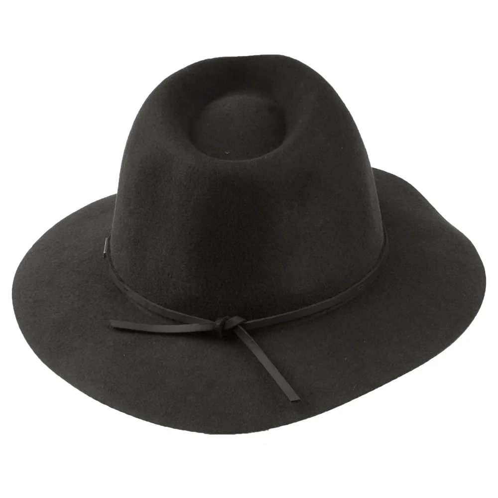 Brixton Wesley Packbarer Fedora Hut aus Wollfilz - Verwaschenes Schwarz - Image 4