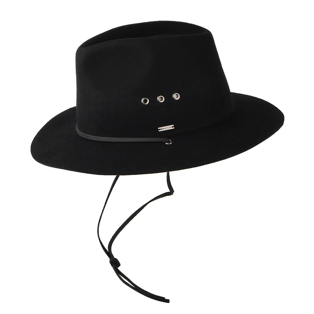 Brixton Wesley Weather Guard Fedora Hut - Schwarz - Image 2