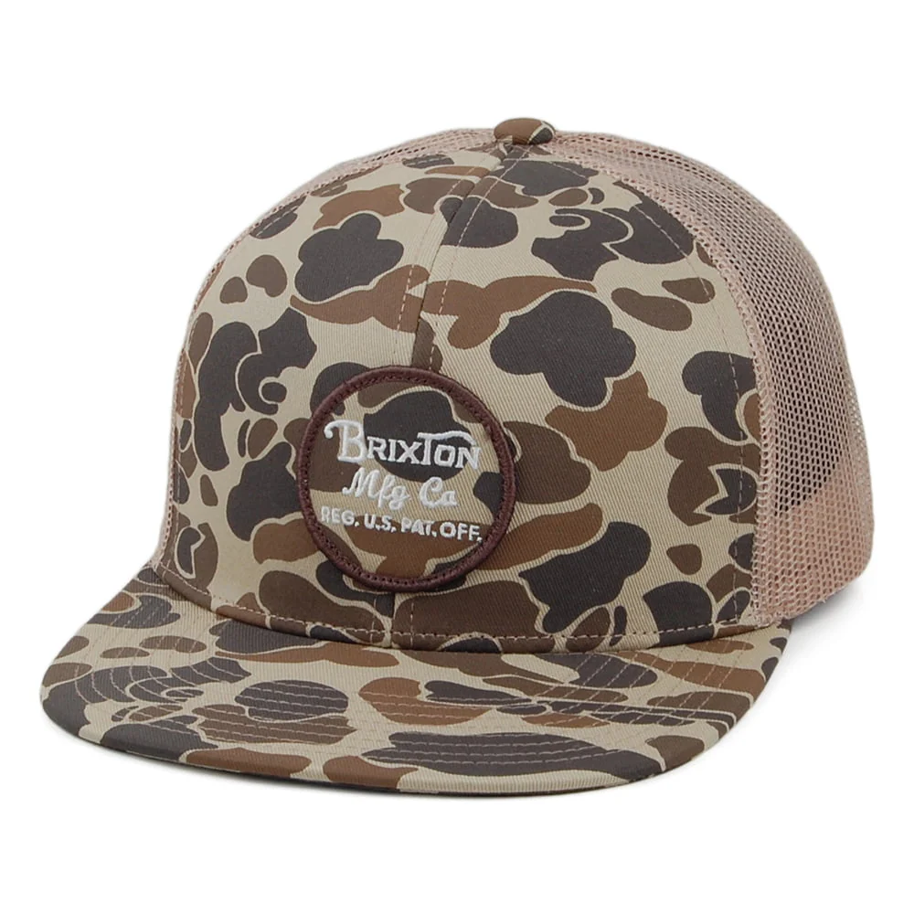 Brixton Wheeler Mesh Trucker Cap - Tarnfarben