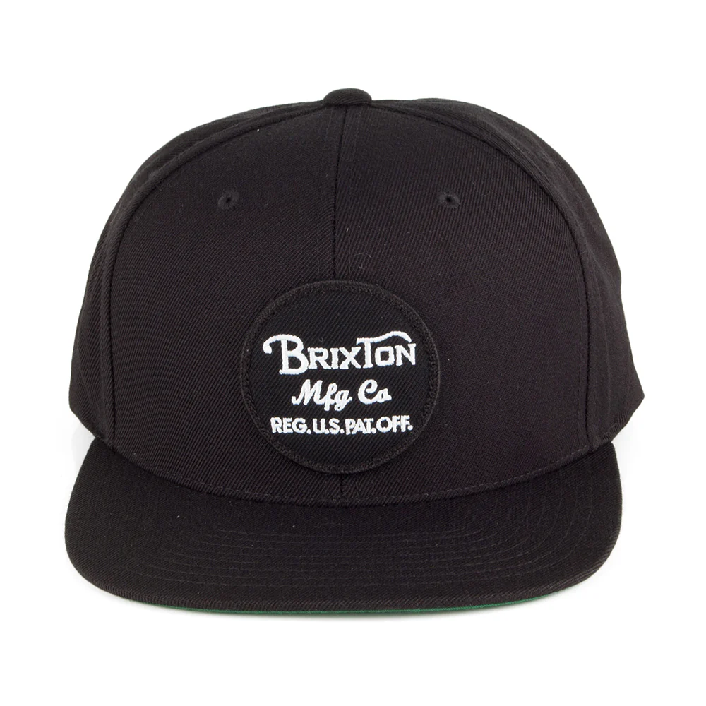 Brixton Wheeler Snapback Cap aus Baumwolle - Schwarz - Image 2
