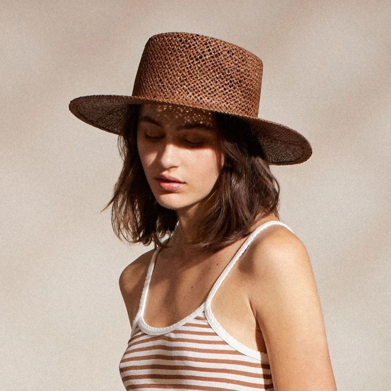 Brixton Whitney Sonnenhut aus Stroh - Braun - Image 2