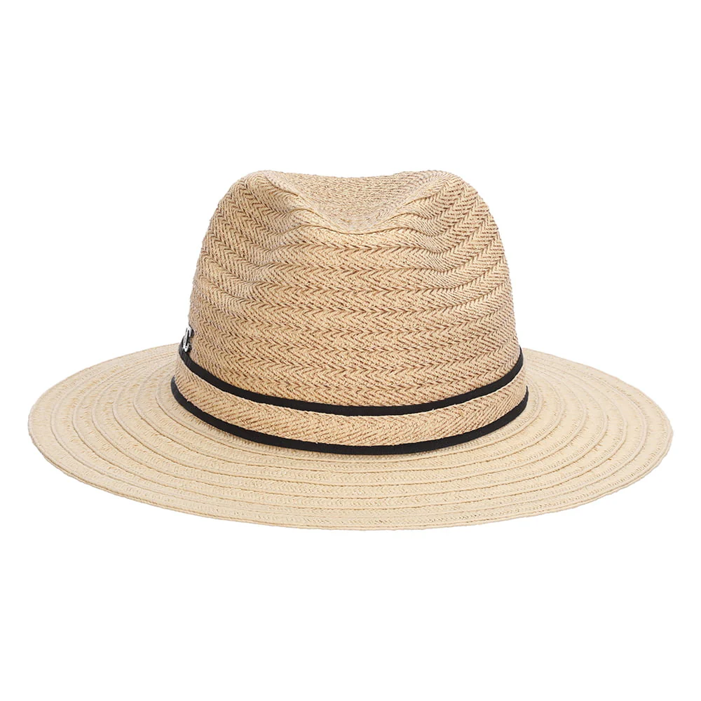 Callanan Bobbi Paper Braid Safari Fedora Hut - Natur - Image 3