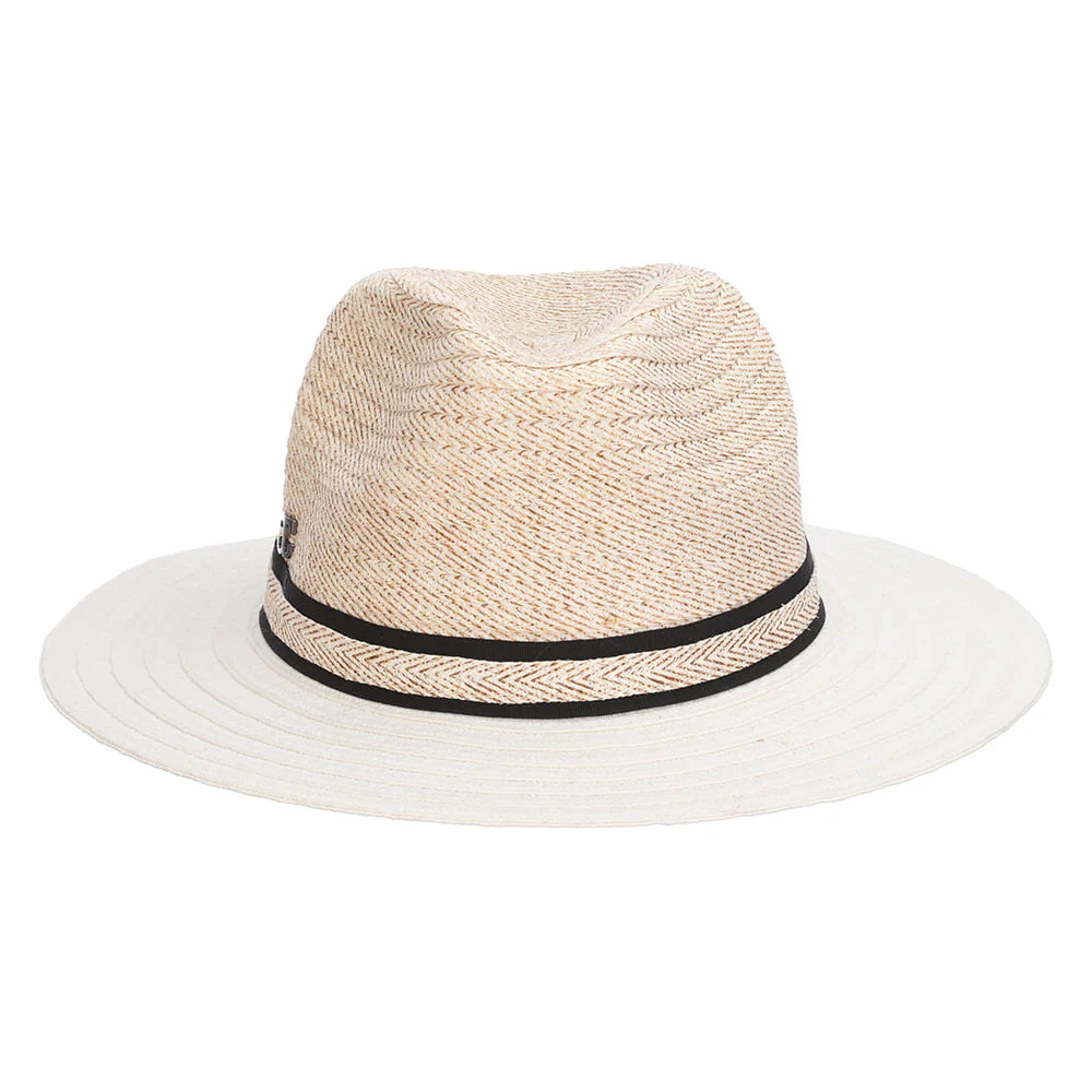 Callanan Bobbi Paper Braid Safari Fedora Hut - Weiß - Image 4