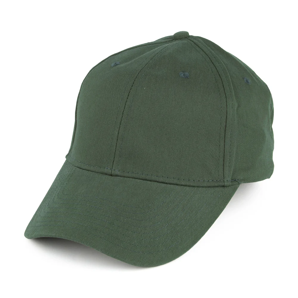 Cap aus Gebürsteter Baumwolle - Grün