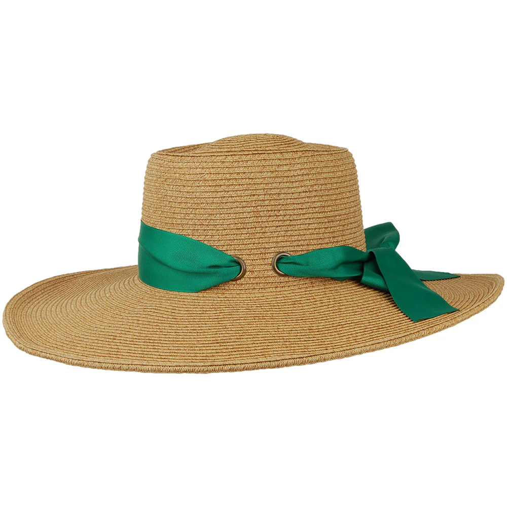 Cappelli Dorothy Sonnenhut aus geflochtenem Papier - Natur-Grün - Image 2