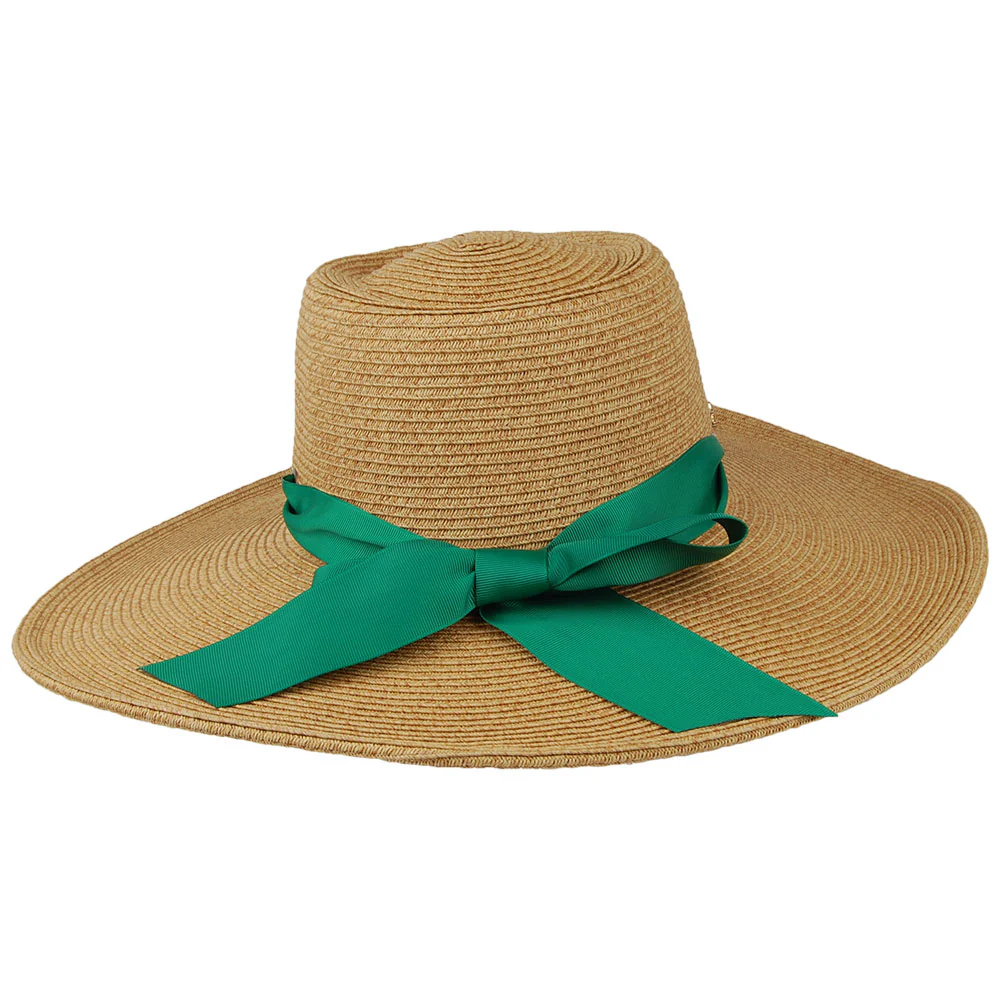 Cappelli Dorothy Sonnenhut aus geflochtenem Papier - Natur-Grün - Image 4