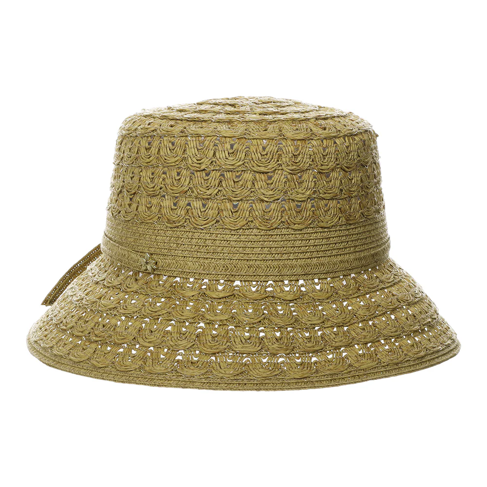 Cappelli Sorina Fischerhut aus geflochtenem Papier - Toast