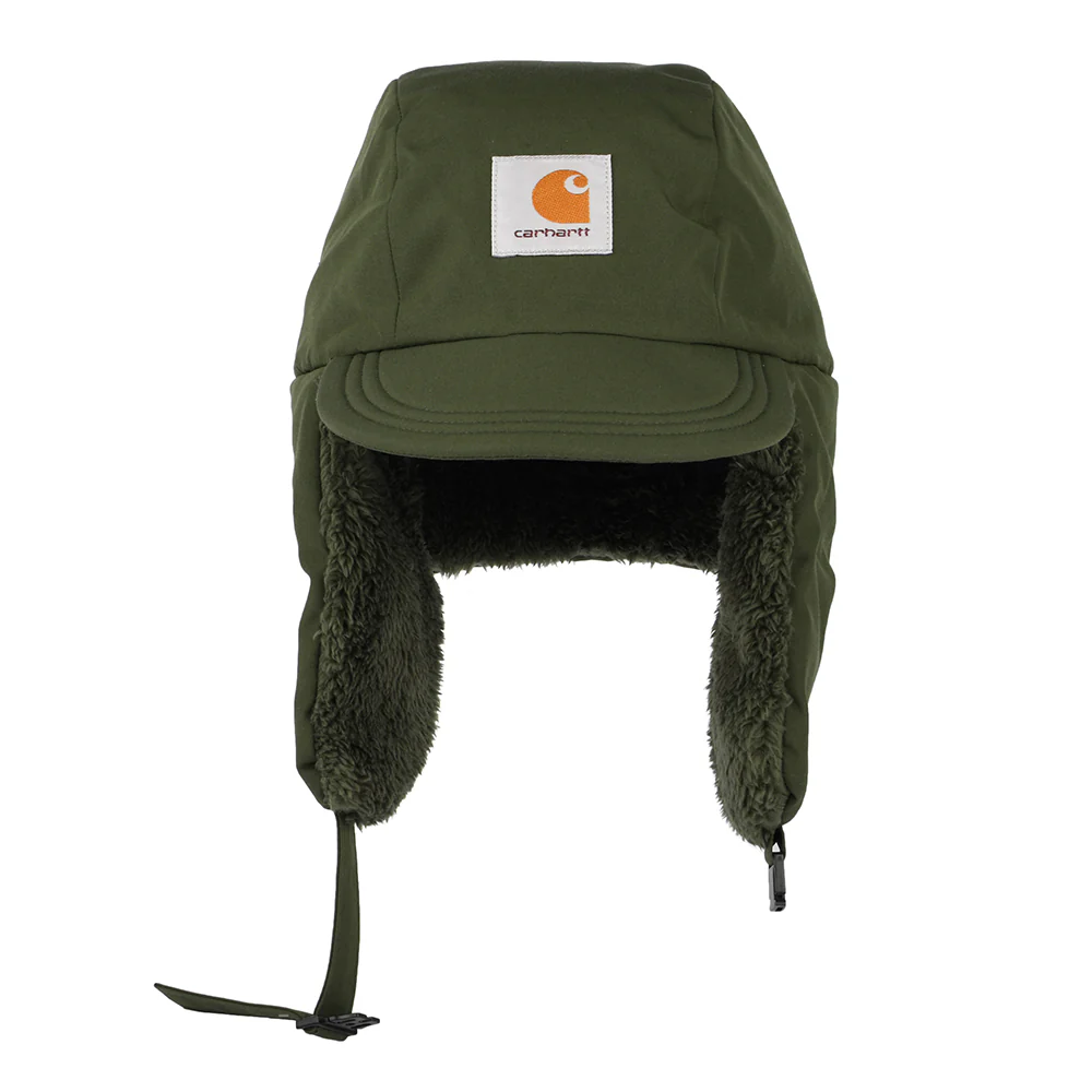 Carhartt WIP Alberta Baseball Cap mit Ohrenklappen - Zypresse - Image 3