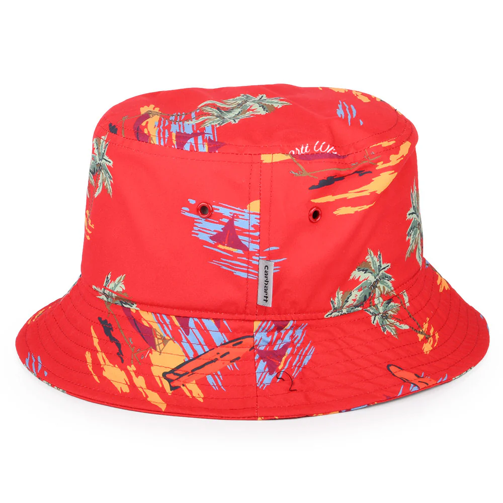 Carhartt WIP Beach Fischerhut - Rot - Image 2