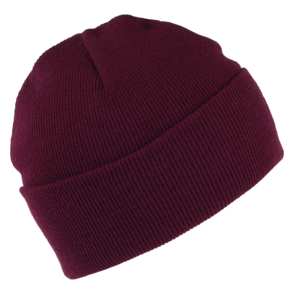 Carhartt WIP Chase Beanie Mütze mit Umschlag - Merlot - Image 2