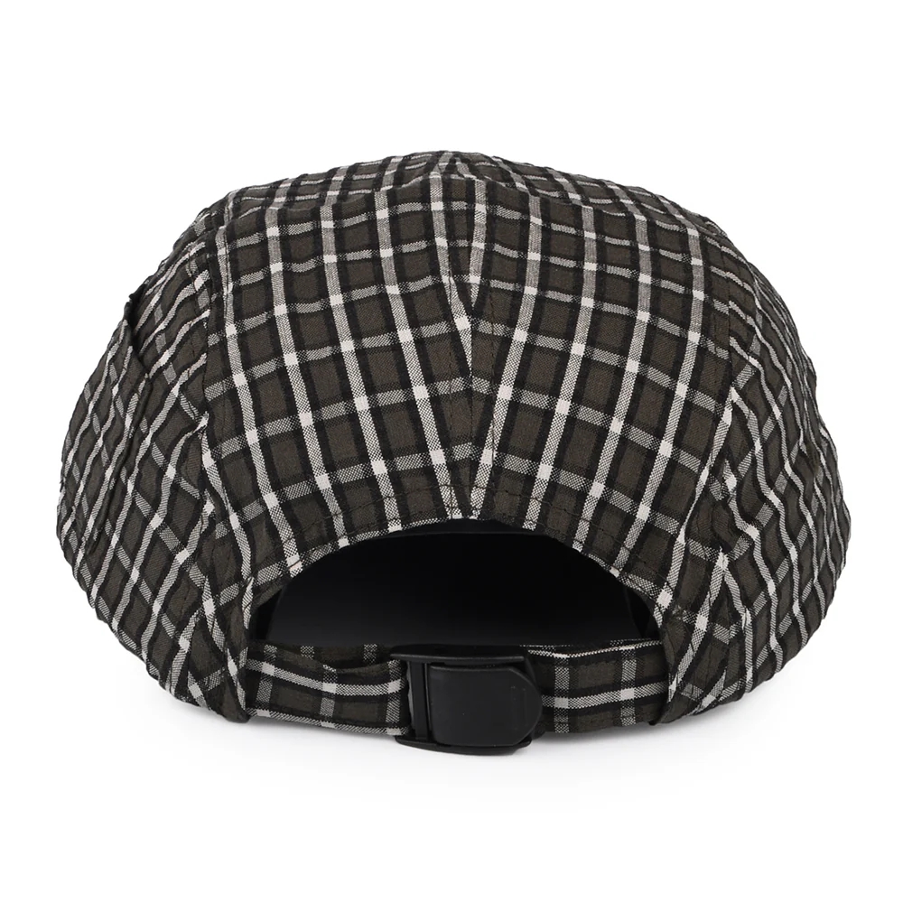 Carhartt WIP Dryden Seersucker 5 Paneelen Cap mit Karomuster aus Baumwolle - Zypresse - Image 3
