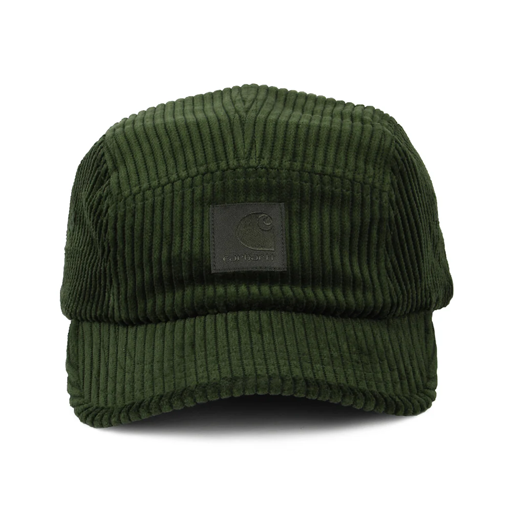 Carhartt WIP Erie Jumbo Cord 5 Paneelen Cap - Olivgrün - Image 2