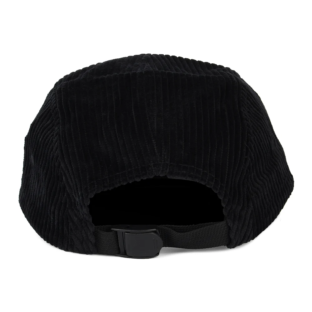 Carhartt WIP Erie Jumbo Cord 5 Paneelen Cap - Schwarz - Image 3