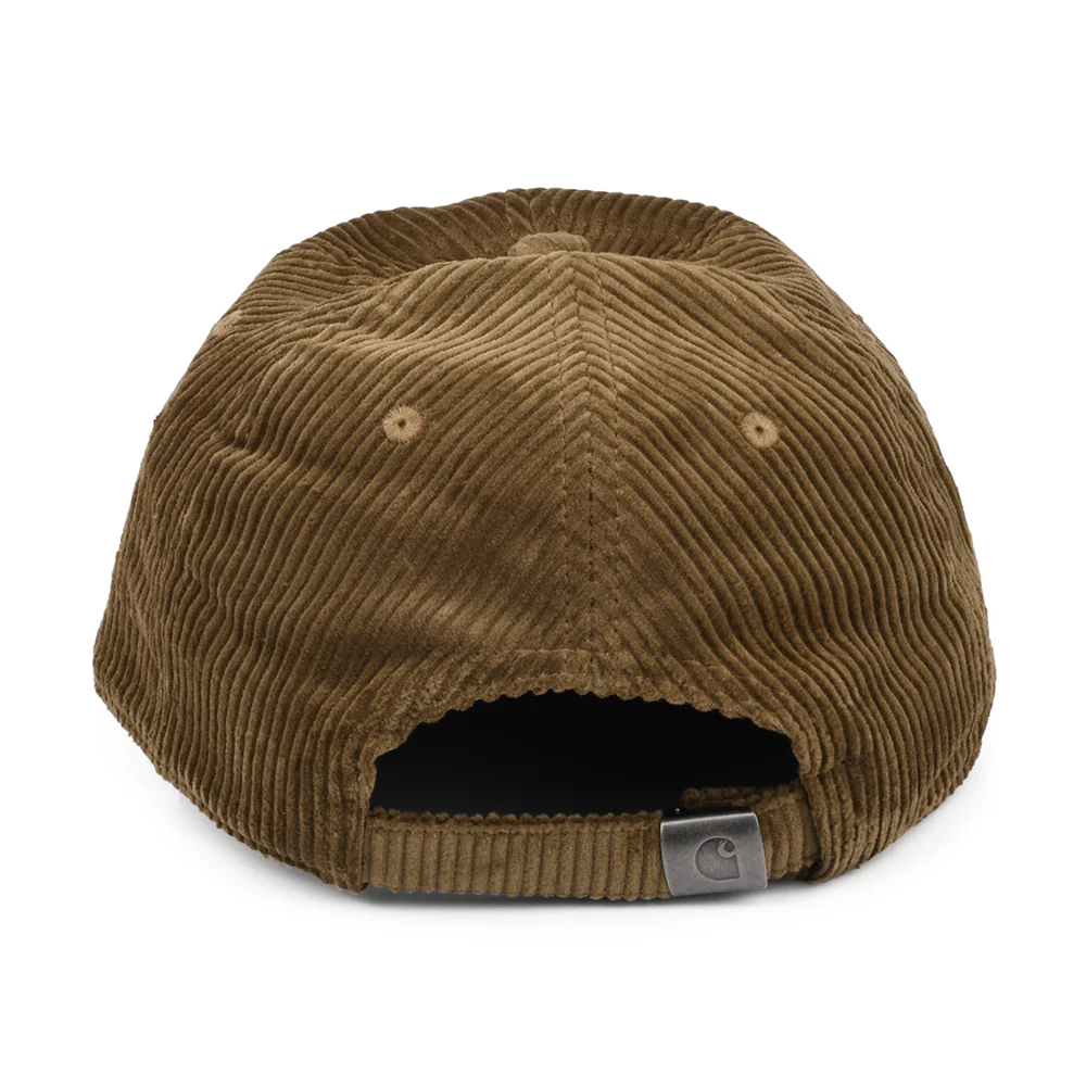 Carhartt WIP Harlem Kord Baseball Cap - Braun-Schwarz - Image 3