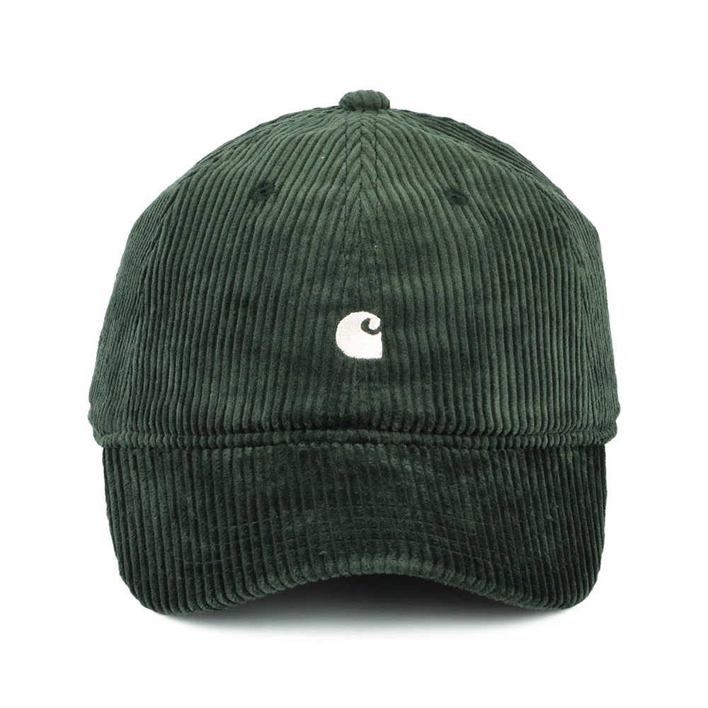 Carhartt WIP Harlem Kord Baseball Cap - Helles Waldgrün - Image 2