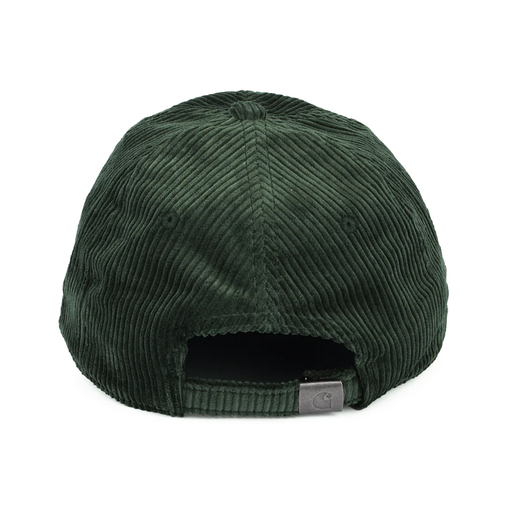 Carhartt WIP Harlem Kord Baseball Cap - Helles Waldgrün - Image 3