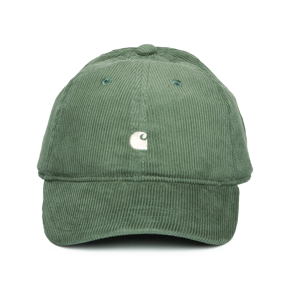 Carhartt WIP Harlem Kord Baseball Cap - Hellolivgrün - Image 2