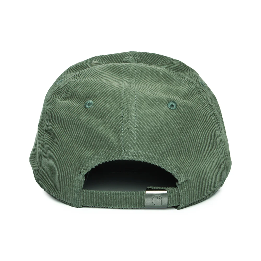 Carhartt WIP Harlem Kord Baseball Cap - Hellolivgrün - Image 3