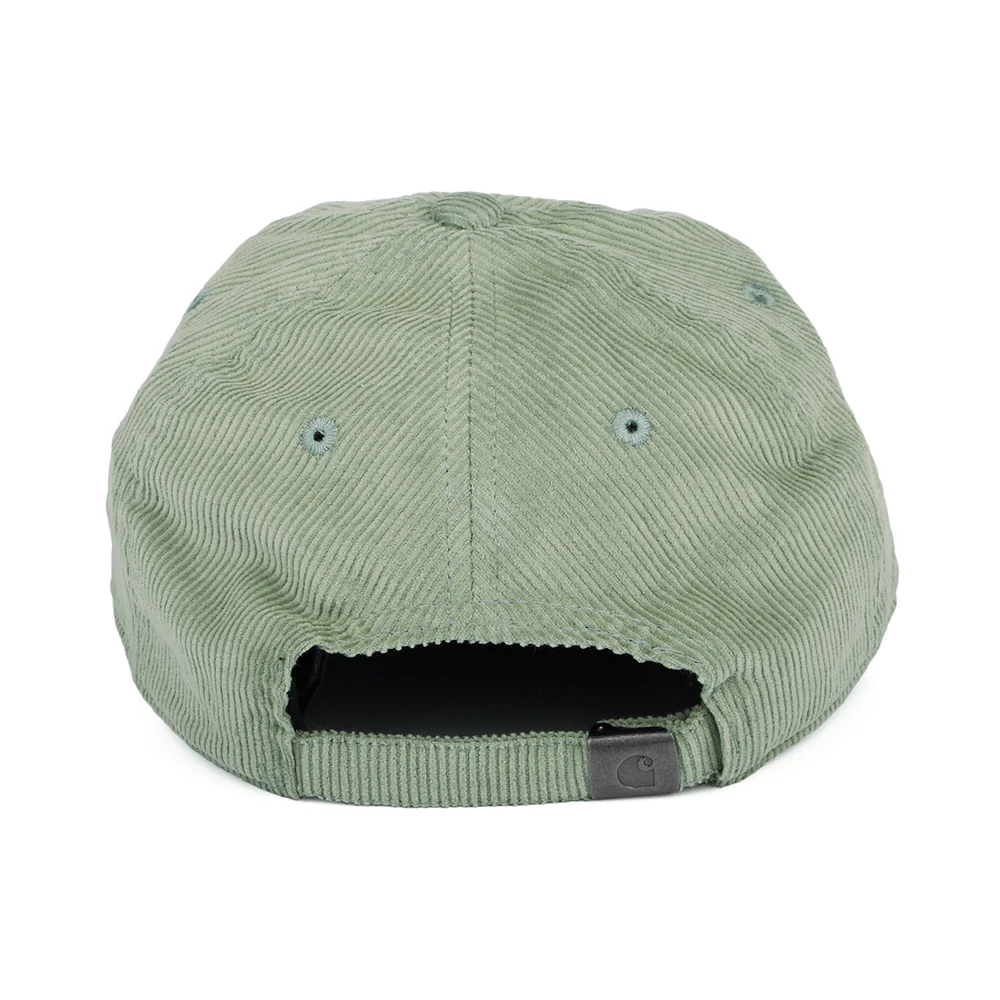 Carhartt WIP Harlem Kord Baseball Cap - Salbeigrün - Image 3