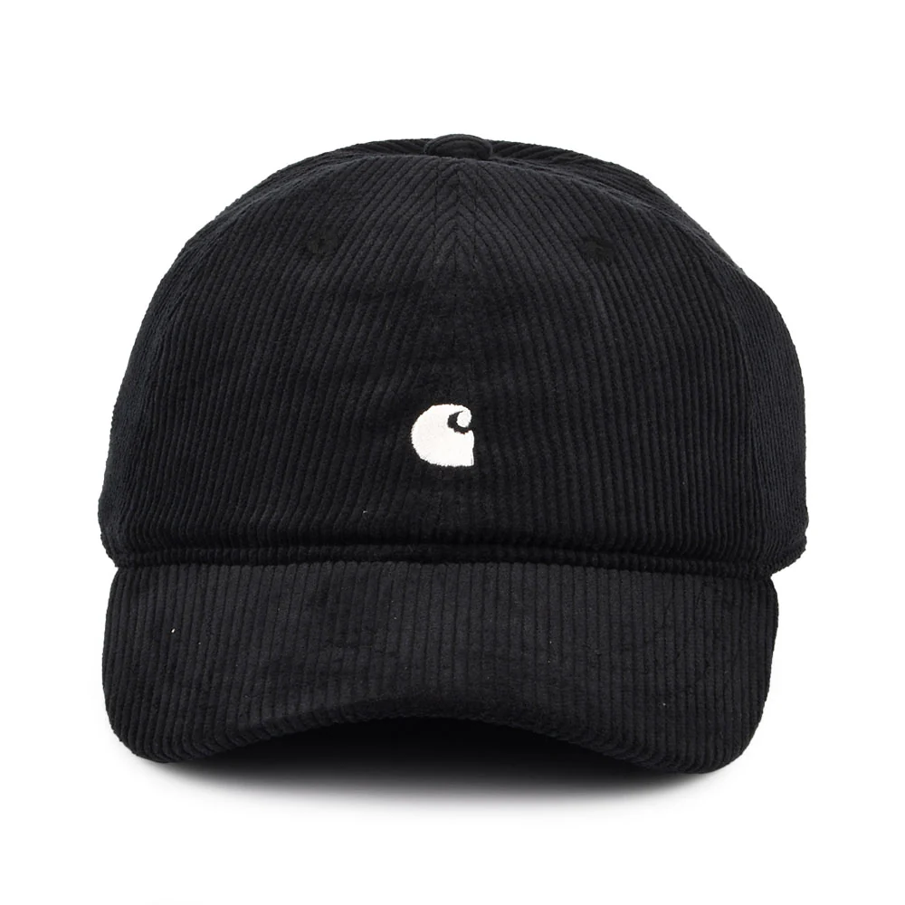 Carhartt WIP Harlem Kord Baseball Cap - Schwarz - Image 2