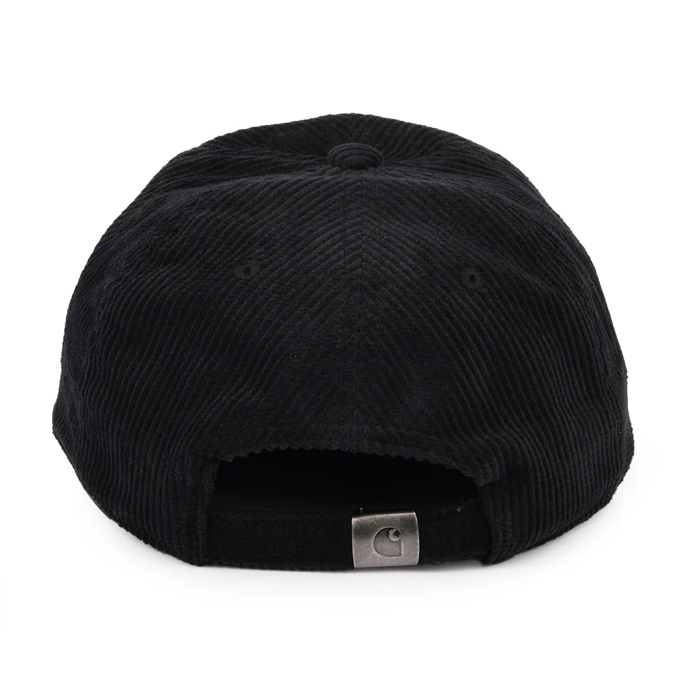 Carhartt WIP Harlem Kord Baseball Cap - Schwarz - Image 3