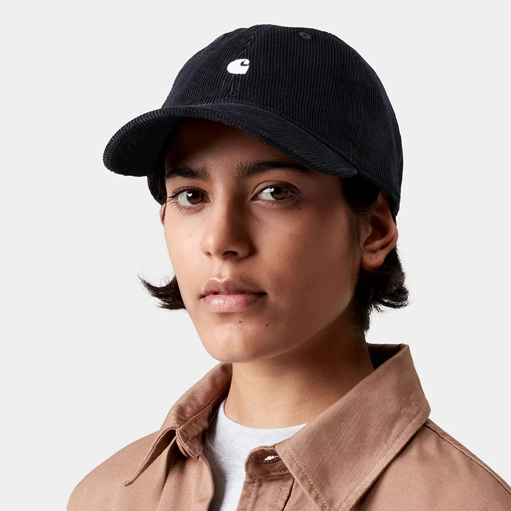 Carhartt WIP Harlem Kord Baseball Cap - Schwarz - Image 4
