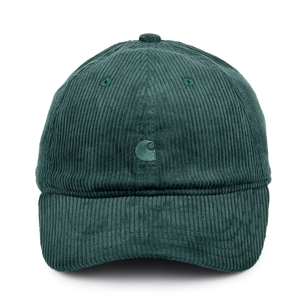 Carhartt WIP Harlem Kord Baseball Cap - Waldgrün - Image 2