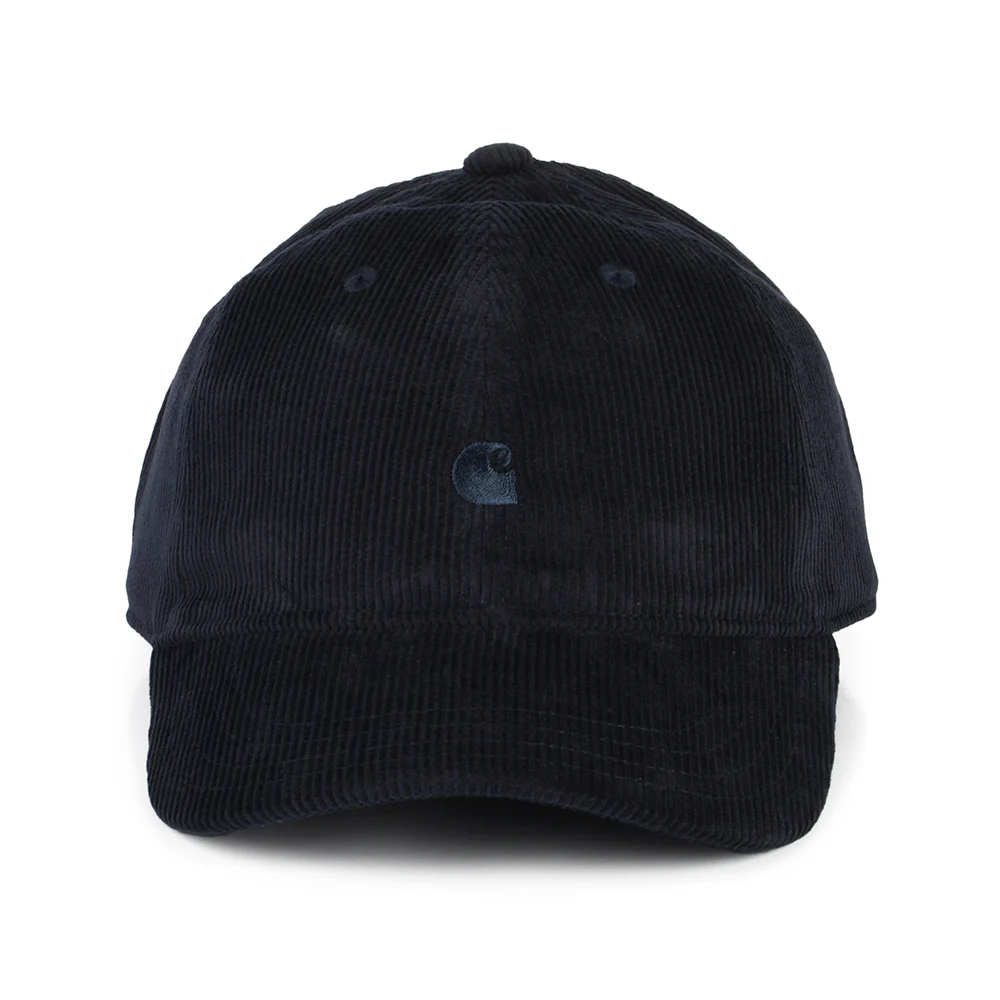 Carhartt WIP Harlem Tonal Kord Baseball Cap - Dunkles Marineblau - Image 2